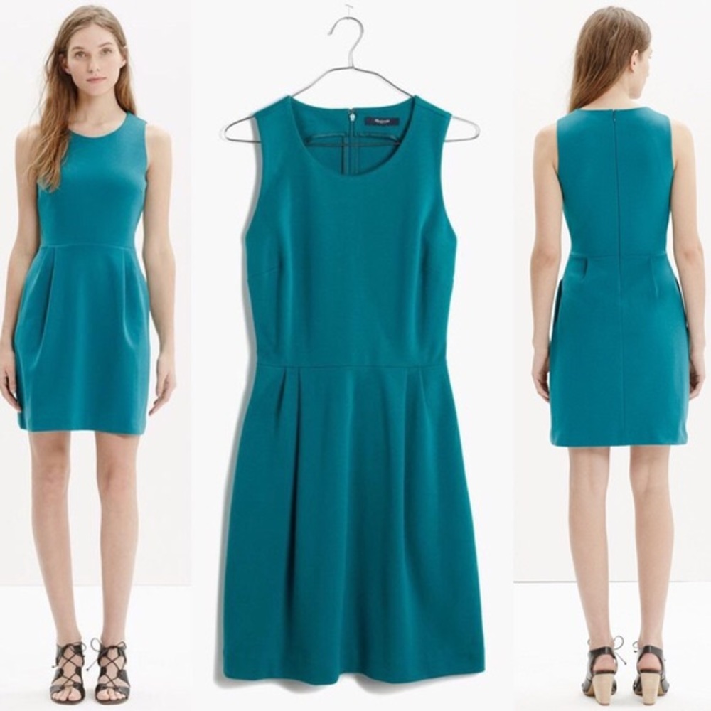 verse dress in teal